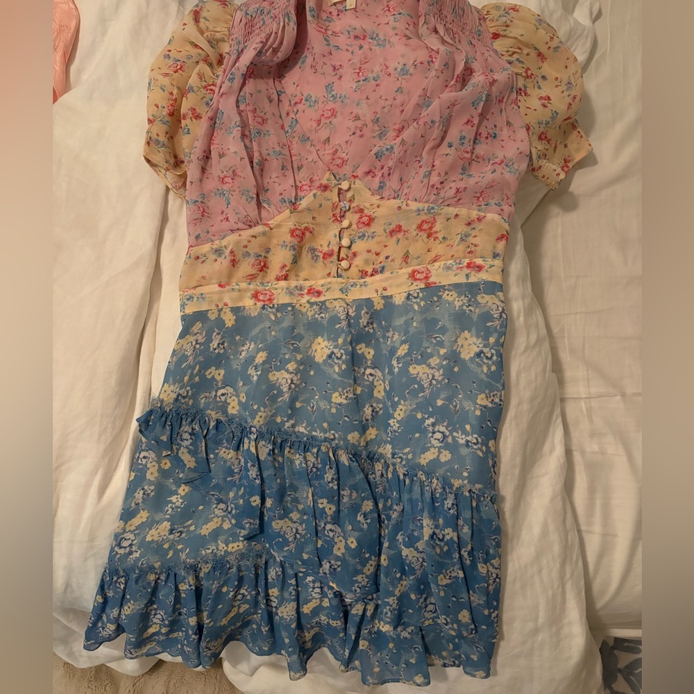 Loveshackfancy Bea Patchwork Dress - Size 2